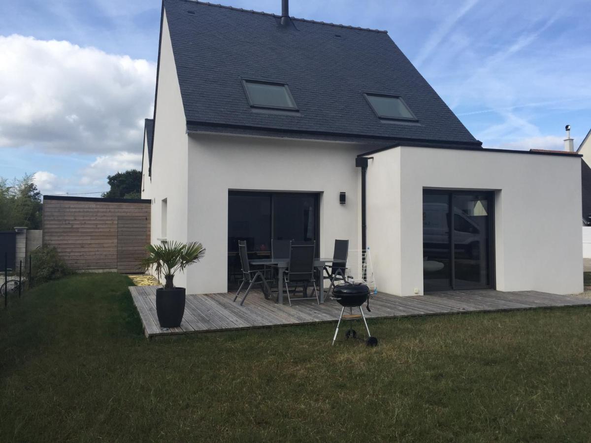 Agréable maison moderne Le Hézo Extérieur photo